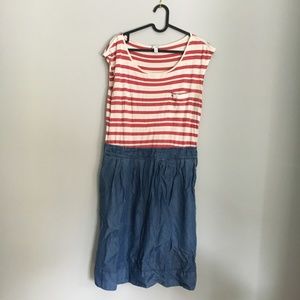 Odille Anthropologie Sleeveless Dress with Pockets